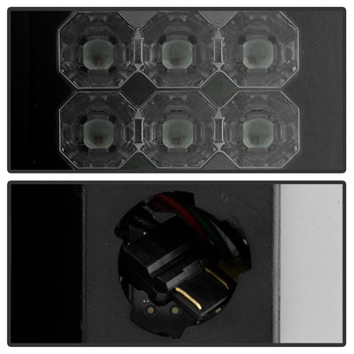Black Smoke LED Tail Lights <br>97-03 Ford F150, 99-07 F250-550 Super Duty