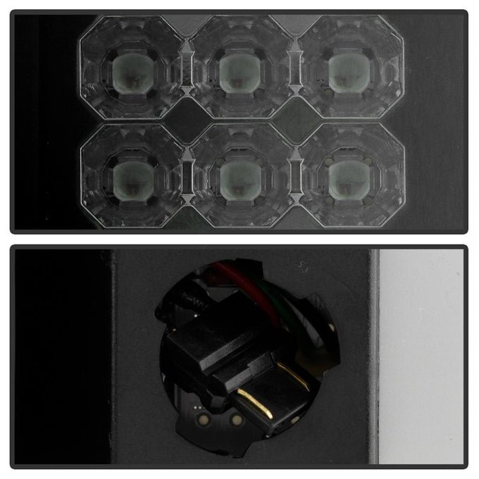 Black Smoke LED Tail Lights <br>97-03 Ford F150, 99-07 F250-550 Super Duty