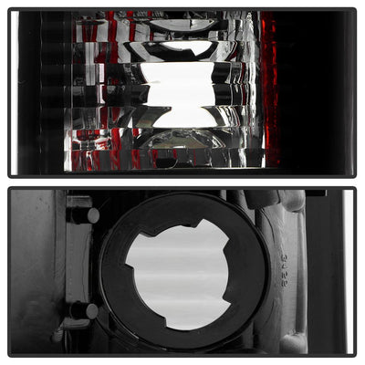 Black Smoke LED Tail Lights <br>97-03 Ford F150, 99-07 F250-550 Super Duty