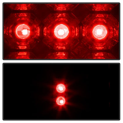 Black Smoke LED Tail Lights <br>97-03 Ford F150, 99-07 F250-550 Super Duty