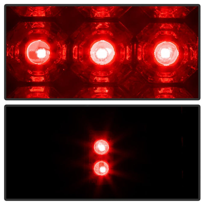 Black Smoke LED Tail Lights <br>97-03 Ford F150, 99-07 F250-550 Super Duty