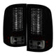 Black Smoke LED Tail Lights <br>07-13 GMC Sierra 1500 07-14 GMC Sierra 2500 HD Sierra 3500 HD