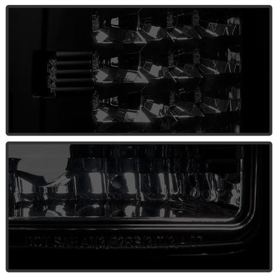 Black Smoke LED Tail Lights <br>07-13 GMC Sierra 1500 07-14 GMC Sierra 2500 HD Sierra 3500 HD