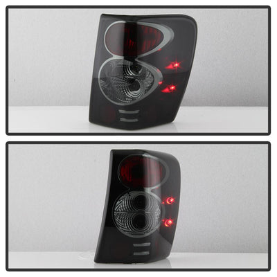 Black Smoke Euro Style Tail Lights <br>99-04 Jeep Grand Cherokee