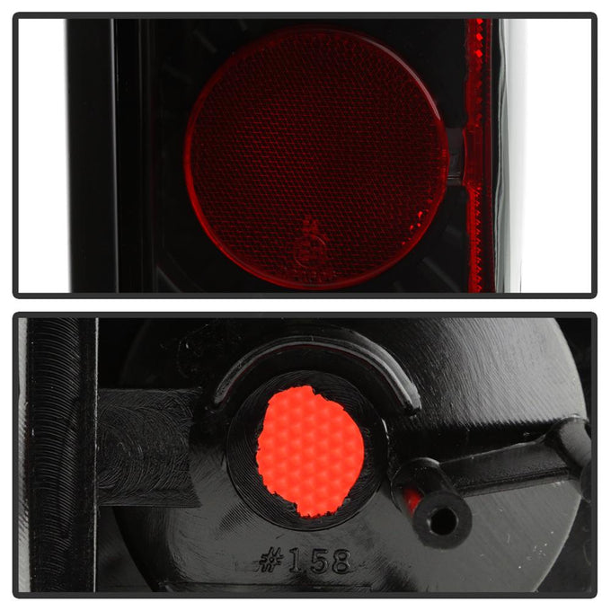 Black Smoke Euro Style Tail Lights <br>86-94 Nissan D21 86-97 Nissan Pickup 86 Nissan 720