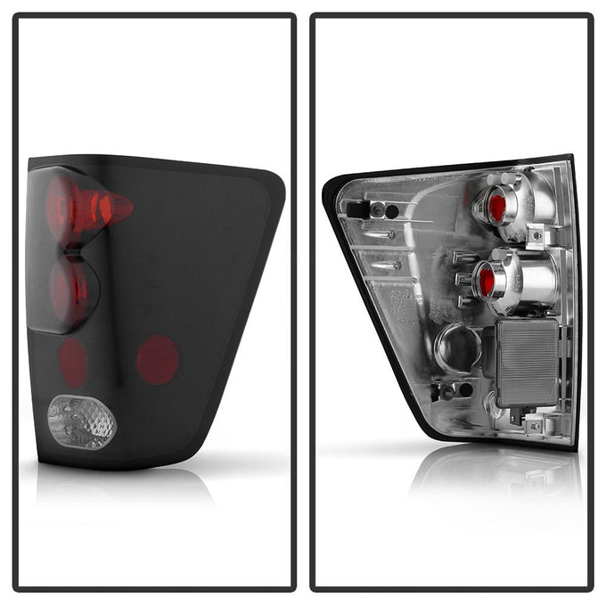 Black Smoke Euro Style Tail Lights <br>04-15 Nissan TITAN