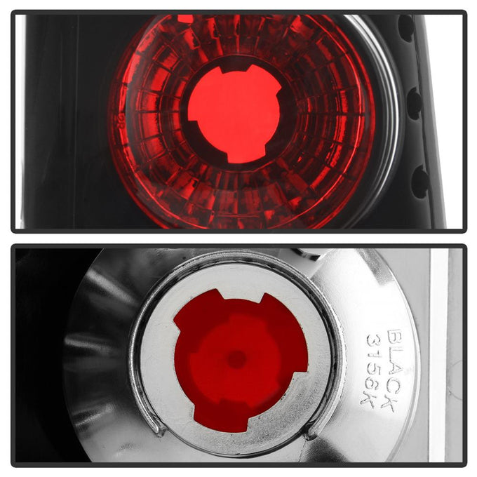 Black Smoke Euro Style Tail Lights <br>04-15 Nissan TITAN