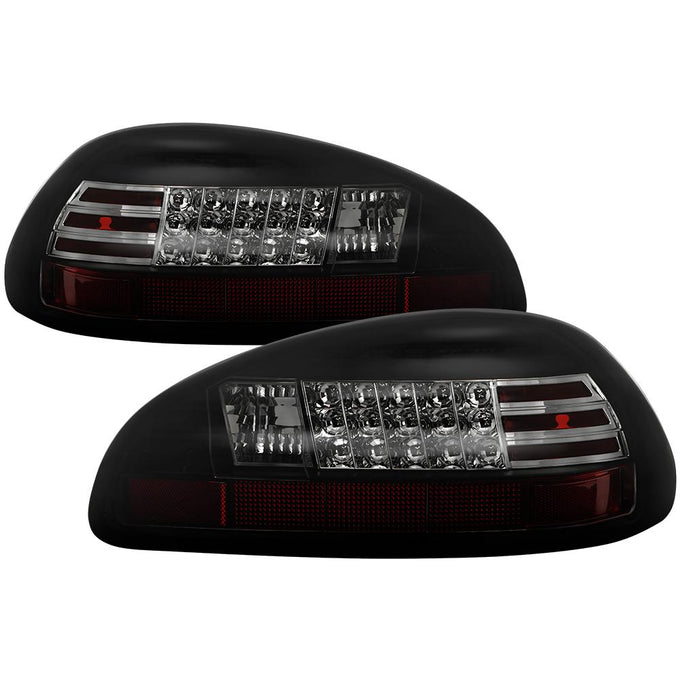 Black Smoke LED Tail Lights <br>97-03 Pontiac Grand Prix