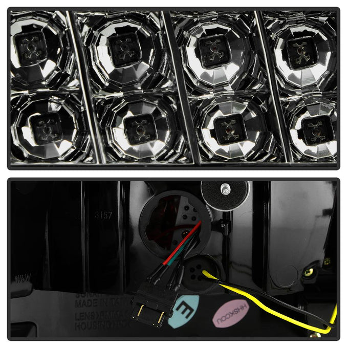 Black Smoke LED Tail Lights <br>97-03 Pontiac Grand Prix