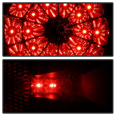Black Smoke LED Tail lights <br>07-13 Toyota Tundra
