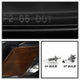 LED Halo Black Smoke Projector Headlights <br>99-06 GMC Sierra 1500-3500, Yukon
