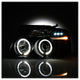 Version 2 Black Smoke LED Halo Projector Headlights <br>04-08 Ford F-150
