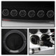 LED Halo Black Smoke Amber Reflector Projector Headlights <br>97-03 Ford F-150 97-02 Ford Expedition
