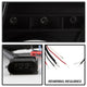 LED Halo Black Smoke Projector Headlights <br>01-11 Ford Ranger