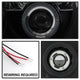 LED Halo Black Smoke Projector Headlights <br>05-07 Jeep Grand Cherokee