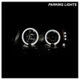 LED Halo Black Smoke Projector Headlights <br>99-04 Jeep Grand Cherokee