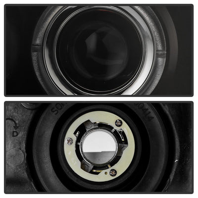 LED Halo Black Smoke Projector Headlights <br>05-07 Nissan Armada 04-15 TITAN 2004 Pathfinder Armada