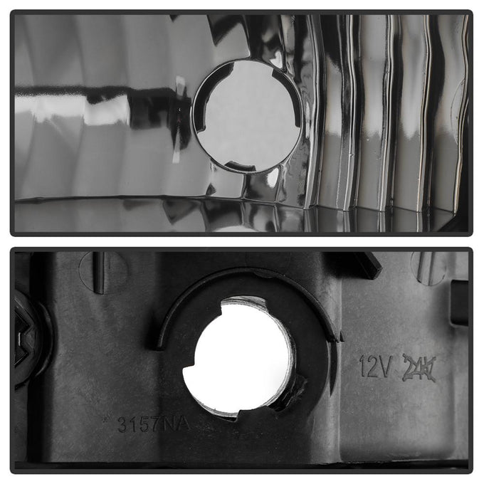 LED Halo Black Smoke Projector Headlights <br>05-07 Nissan Armada 04-15 TITAN 2004 Pathfinder Armada