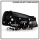 LED Halo Black Smoke Projector Headlights <br>05-08 Pontiac G6