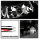 LED Halo Black Smoke Projector Headlights <br>05-11 Toyota Tacoma