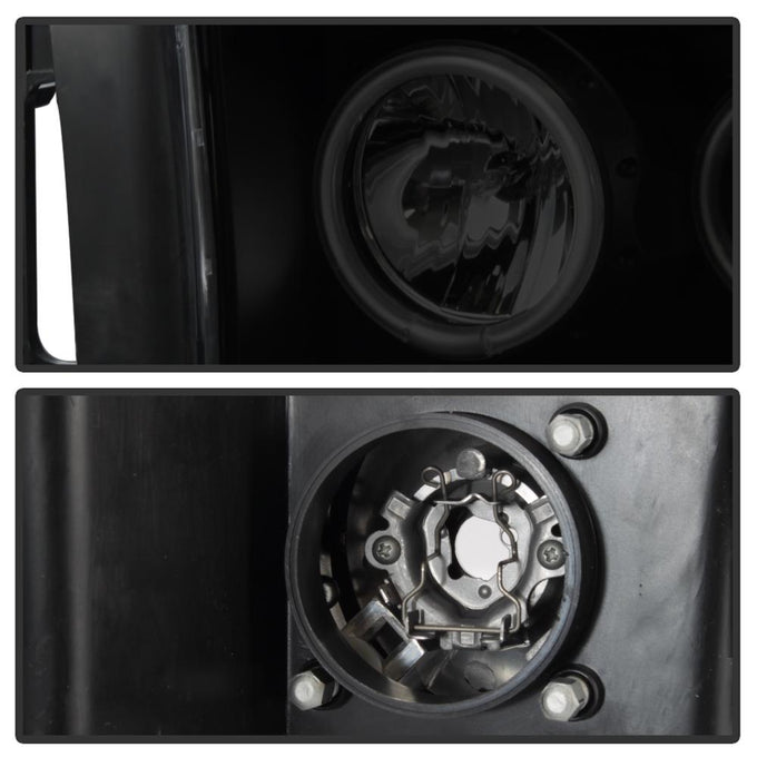 CCFL Halo Black Smoke Projector Headlights <br>02-05 Dodge Ram 1500 03-05 Dodge Ram 3500 Ram 2500