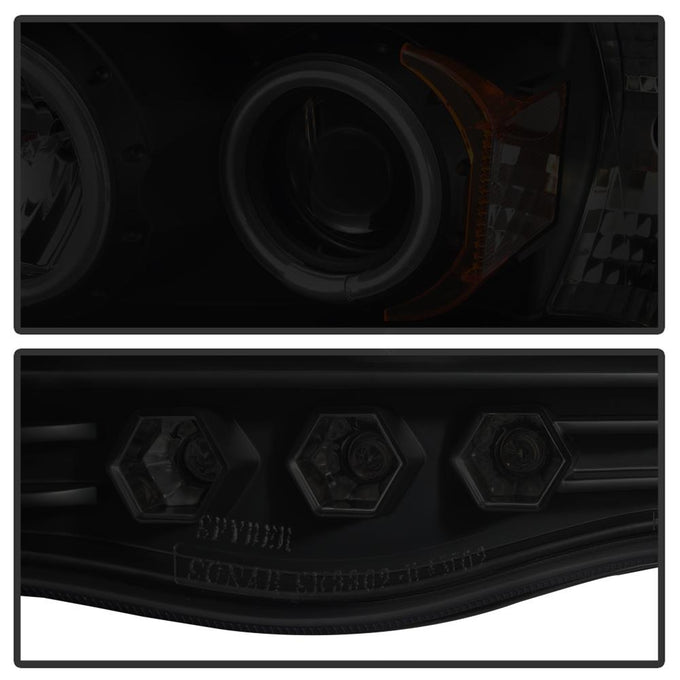 CCFL Halo Black Smoke Projector Headlights <br>02-05 Dodge Ram 1500 03-05 Dodge Ram 3500 Ram 2500