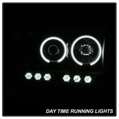 CCFL Halo Black Smoke Projector Headlights <br>02-05 Dodge Ram 1500 03-05 Dodge Ram 3500 Ram 2500