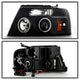 Version 2 Black Smoke CCFL Halo Projector Headlights <br>04-08 Ford F-150