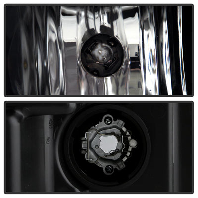 Version 2 Black Smoke CCFL Halo Projector Headlights <br>04-08 Ford F-150