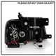 Version 2 Black Smoke CCFL Halo Projector Headlights <br>04-08 Ford F-150