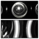 Version 2 Black Smoke CCFL Halo Projector Headlights <br>04-08 Ford F-150