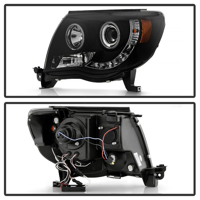 CCFL Halo Black Smoke 1PC Projector Headlights <br>05-11 Toyota Tacoma