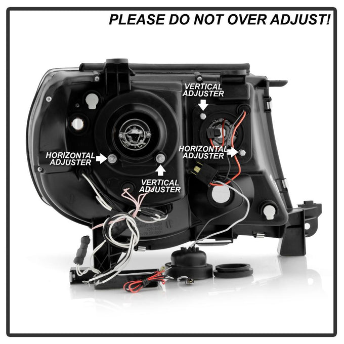 CCFL Halo Black Smoke 1PC Projector Headlights <br>05-11 Toyota Tacoma