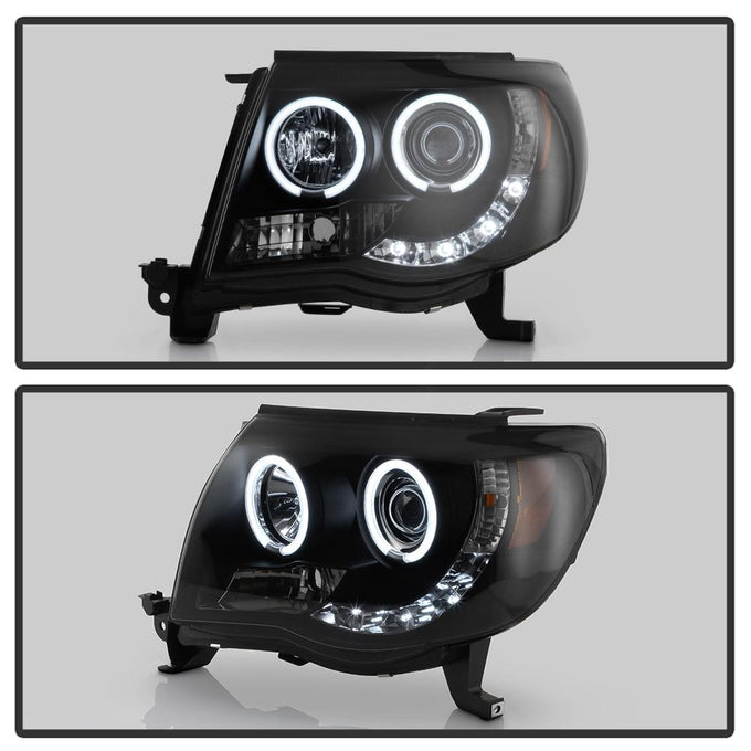CCFL Halo Black Smoke 1PC Projector Headlights <br>05-11 Toyota Tacoma