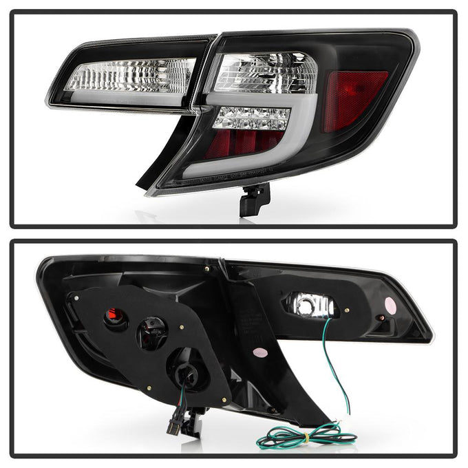 Black LED Tail Lights <br>12-14 Toyota Camry
