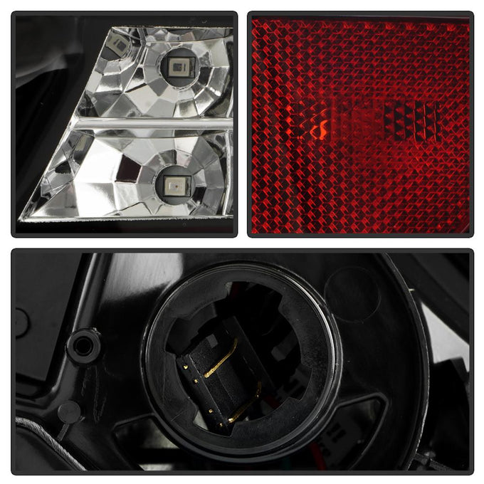 Black LED Tail Lights <br>12-14 Toyota Camry