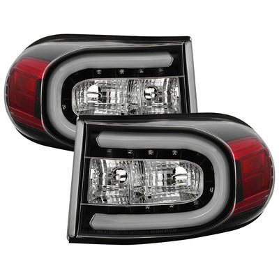 Black LED Tail Lights <br>07-13 Toyota FJ Cruiser