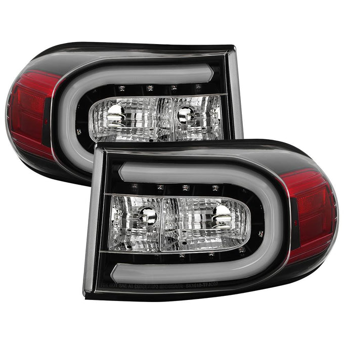 Black LED Tail Lights <br>07-13 Toyota FJ Cruiser