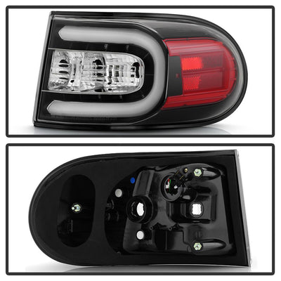 Black LED Tail Lights <br>07-13 Toyota FJ Cruiser