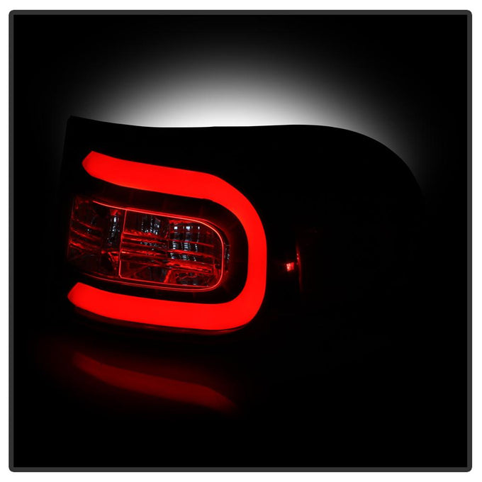 Black LED Tail Lights <br>07-13 Toyota FJ Cruiser