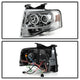 Light Tube DRL Chrome Projector Headlights <br>07-13 Ford Expedition
