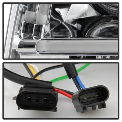 Light Tube DRL Chrome Projector Headlights <br>07-13 Ford Expedition