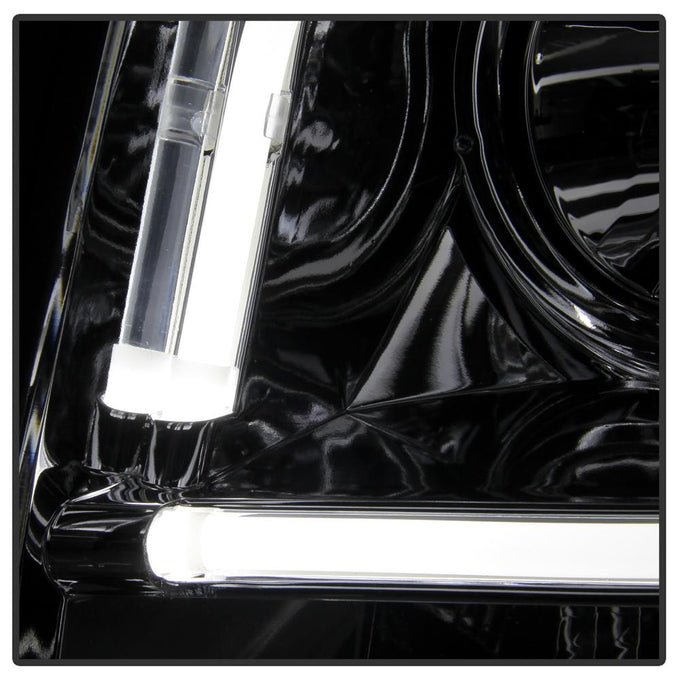 Light Tube DRL Chrome Projector Headlights <br>07-13 Ford Expedition
