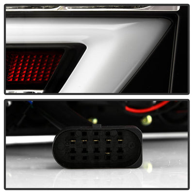 Black LED Tail Lights <br>05-08 Audi A6