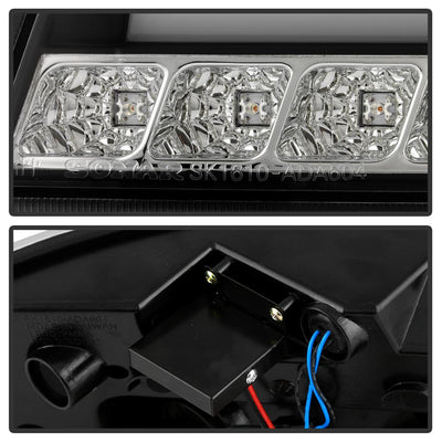 Black LED Tail Lights <br>05-08 Audi A6