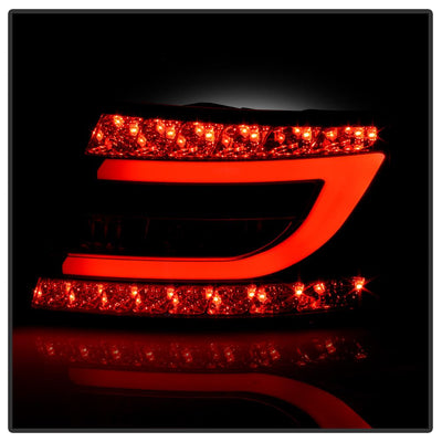 Black LED Tail Lights <br>05-08 Audi A6