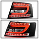 Black LED Tail Lights <br>05-08 Audi A6