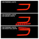 Black LED Tail Lights <br>05-08 Audi A6