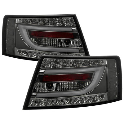 Smoke LED Tail Lights <br>05-08 Audi A6