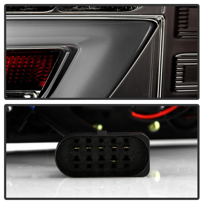 Smoke LED Tail Lights <br>05-08 Audi A6